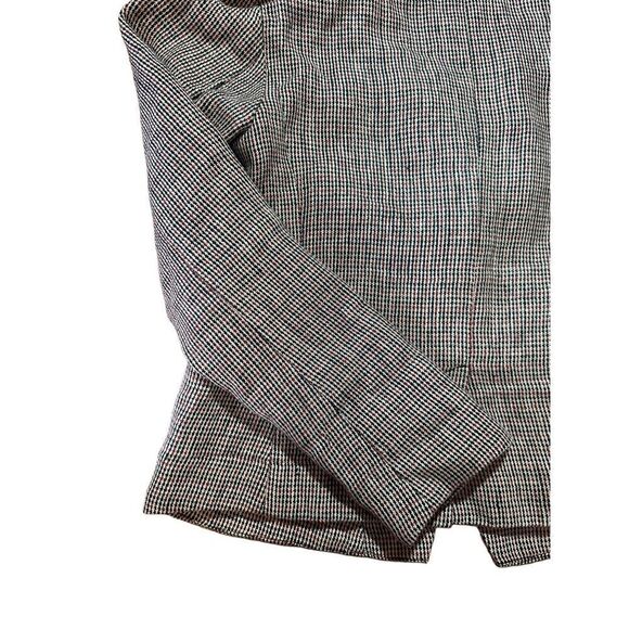 Free People Chess Blazer Garnet Linen Long Sleeve Single Button Closure Small - Picture 5 of 11